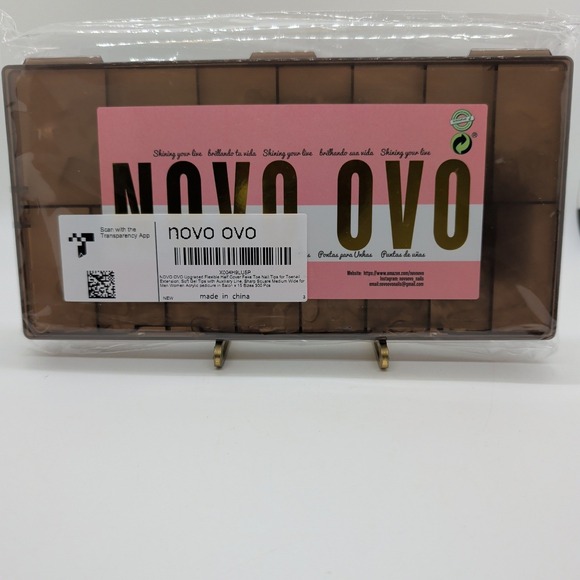 NOVO OVO Other - NOVO OVO 240 pcs Nail Tips Assorted Sizes Square Medium French False Nails
